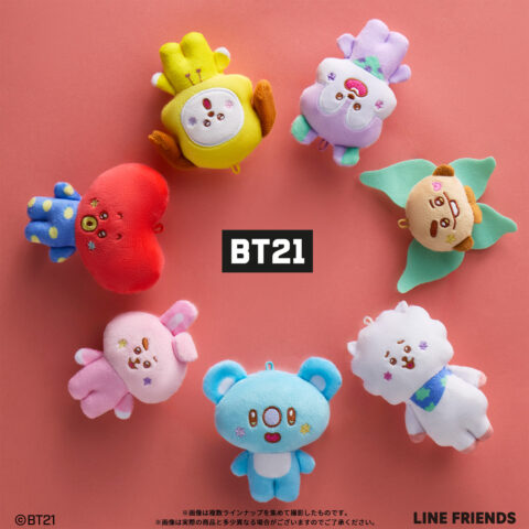 BT21 Fuwa Fuwa Mascot★4 全7種