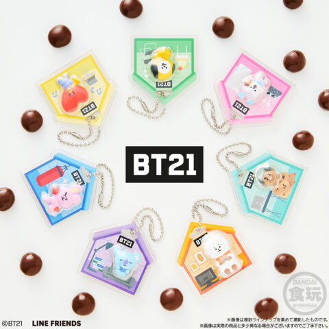 BT21 パッケージチャーム＆チョコボーロ 全7種
