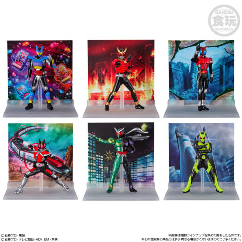 MICRO STATUE COLLECTION 仮面ライダー　6種