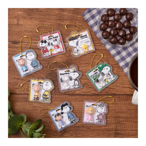 スヌーピーパッケージチャーム&チョコボール　全種