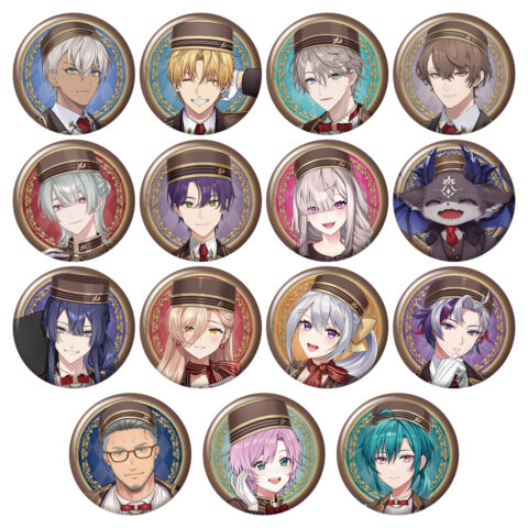 にじさんじ　缶バッジビスケット3　全15種