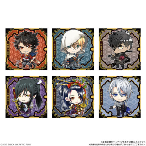 刀剣乱舞ウエハース　6種
