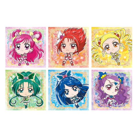 プリキュア　シールウエハース2　6種