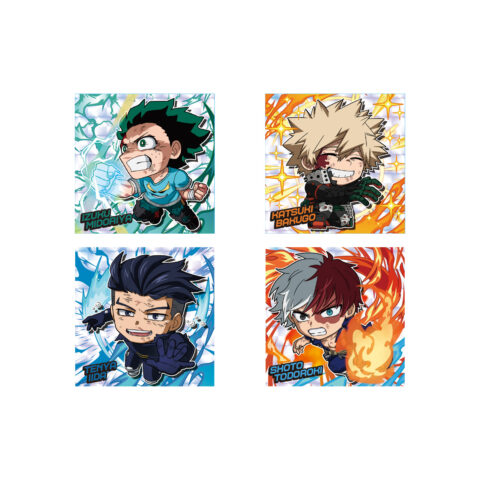 ヒロアカシールウエハース6　4種
