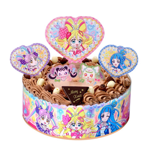 プリキュア　キャラデコケーキ　チョコクリーム