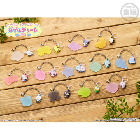 サンリオキャラクターズ ダブルチャームグミ 全種