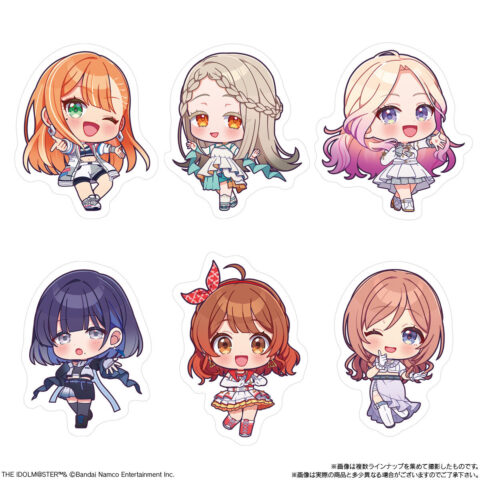 学マスゼリーステッカー　6種