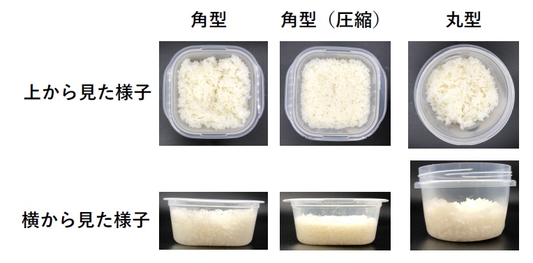 食品安全委員会データ：ご飯を加温する時の容器と詰め方